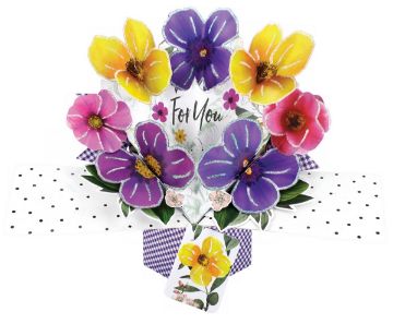 Picture of Pansies For You Blank