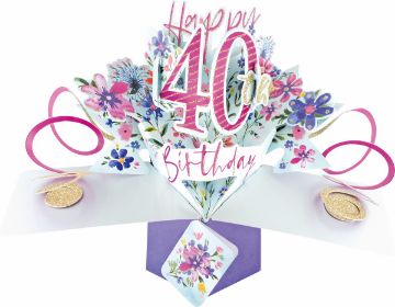 Picture of 40th Birthday Flowers