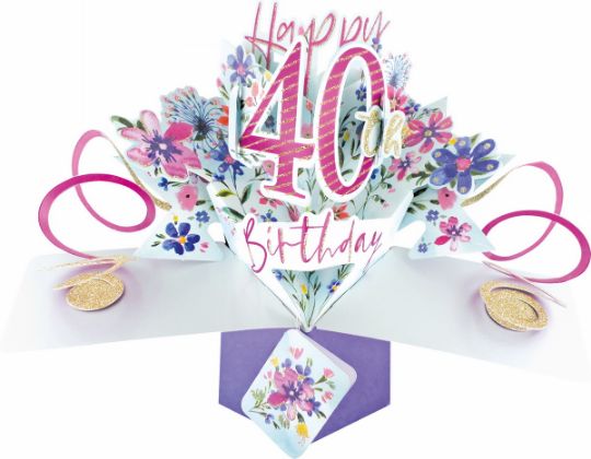 Picture of 40th Birthday Flowers