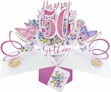 Picture of 50th Birthday Butterflies