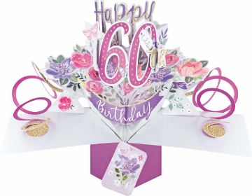 Picture of 60th Birthday Flowers