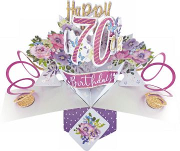 Picture of 70th Birthday Flowers