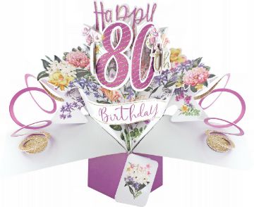 Picture of 80th Birthday Flowers