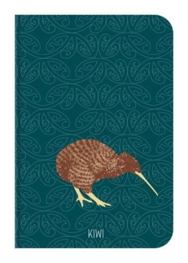 Picture of Notebook A6 Kiwi  Teal