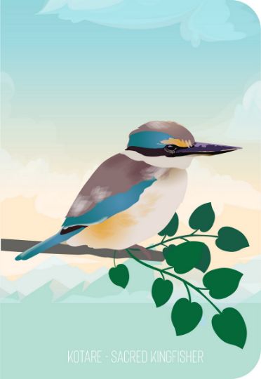 Picture of Notebook A6 Sacred Kingfisher