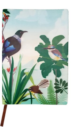 Picture of Notebook PU Native Birds Blue/Green A5
