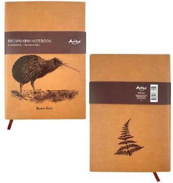 Picture of Notebook PU A5 Brown Kiwi