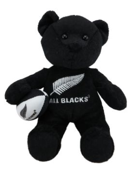 Picture of AB Bean Bag Bear Black Haka
