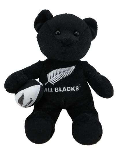 Picture of AB Bean Bag Bear Black Haka